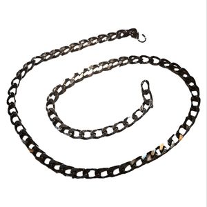 BELT GUNMETAL CHUNKY PUNK STREETWEAR SIMPLE CHAIN BELT